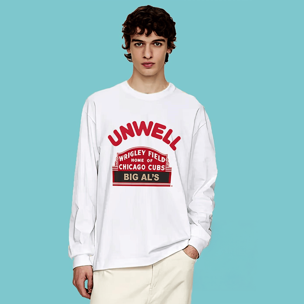 Chicago Cubs X Unwell Merch Unwell Long Sleeve T-Shirt Gifts For Son-1 Chicago Cubs X Unwell Merch Unwell Long Sleeve T-Shirt Gifts For Son-1