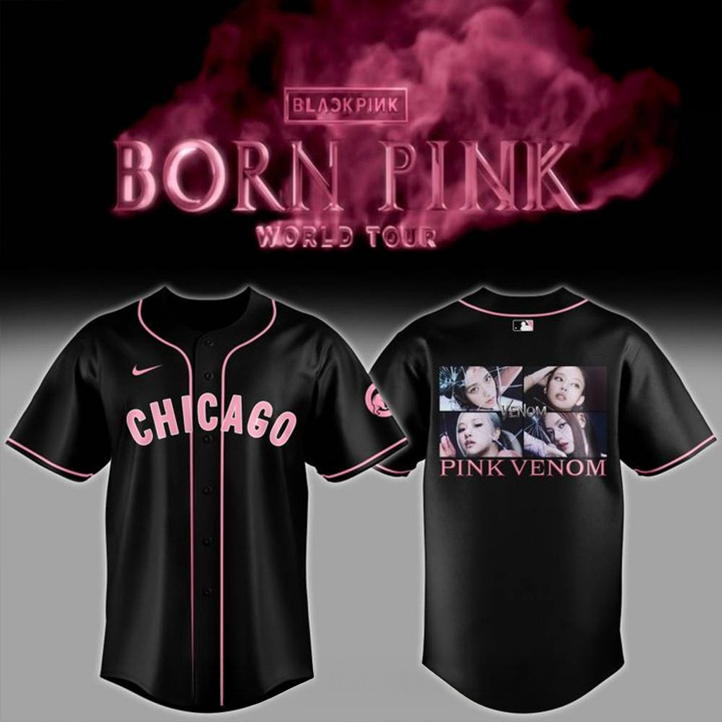 Chicago Cubs x Blackpink World Tour Jersey Chicago Cubs Blackpink Merch Gifts For Fans-1 Chicago Cubs x Blackpink World Tour Jersey Chicago Cubs Blackpink Merch Gifts For Fans-1