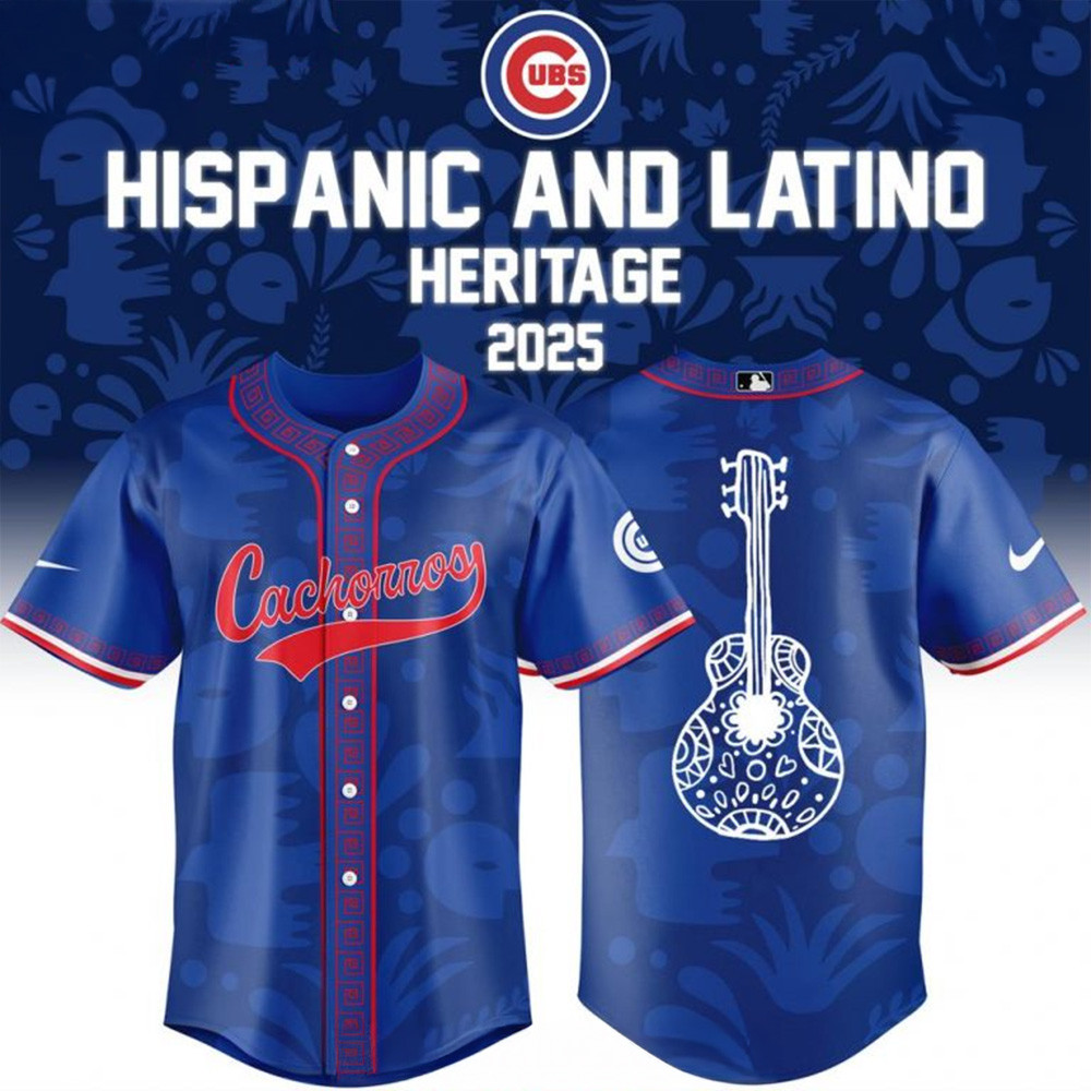 Chicago Cubs x Hispanic And Latino Heritage 2025 Baseball Jersey Chicago Cubs Merch-1
