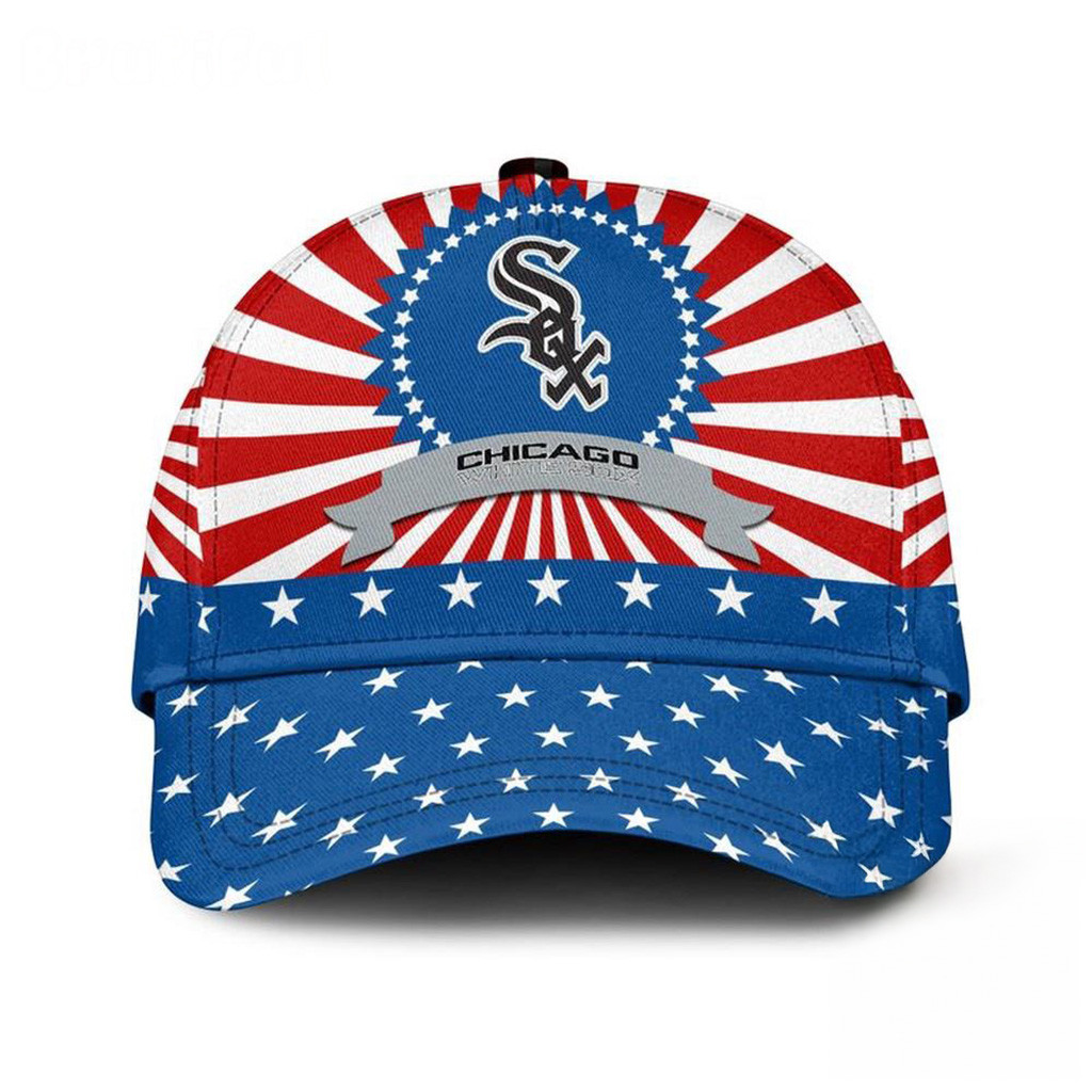 Chicago White Sox American Flag Pattern Independence Day Hat Best Gifts For Football Fans-1