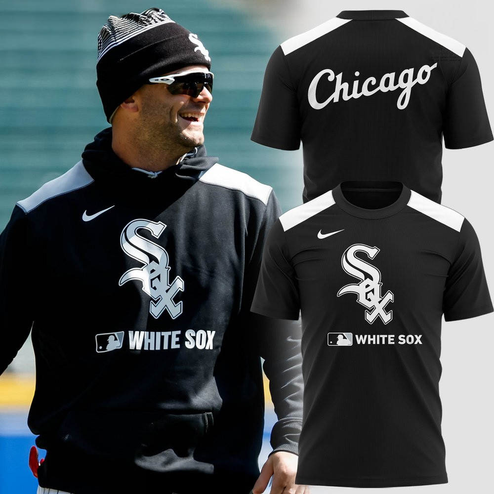 Chicago White Sox Opening Day 2025 Black T-Shirt Chicago White Sox Merch Dad Fathers Day Gifts-1