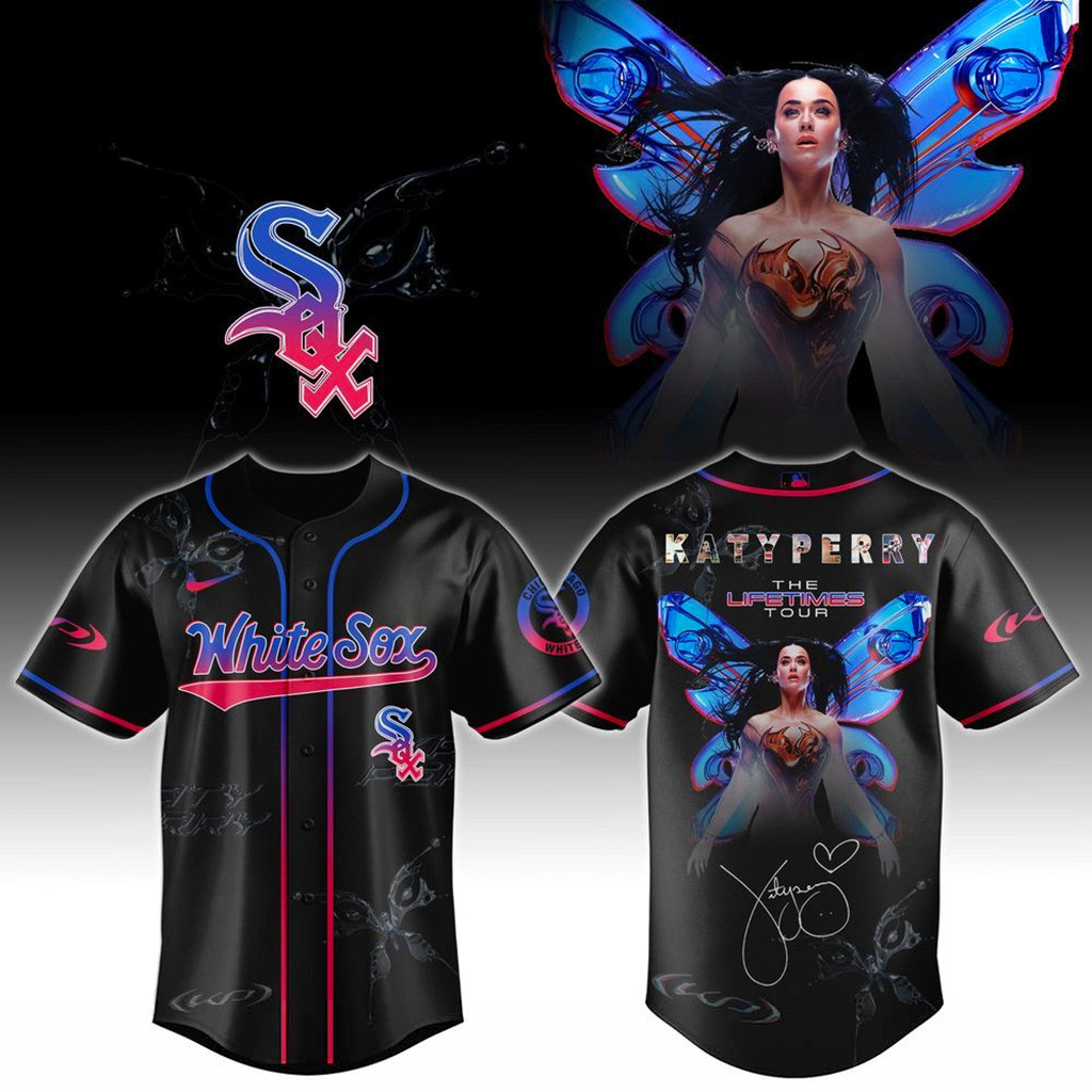 Chicago White Sox X Katy Perry The Lifetimes Tour 2025 Jersey Chicago White Sox Merch Fans Gifts-1