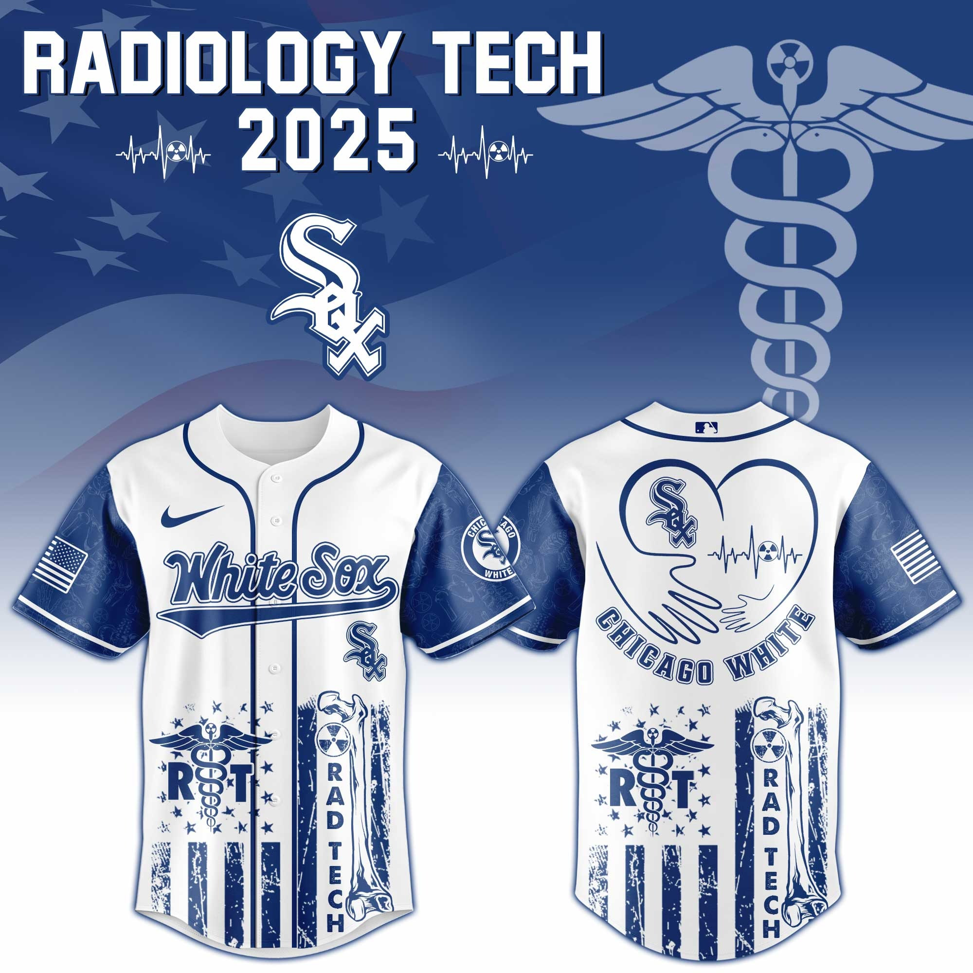 Chicago White Sox x Radiology Tech Night Exclusive Design Jersey Chicago White Sox Merch-1