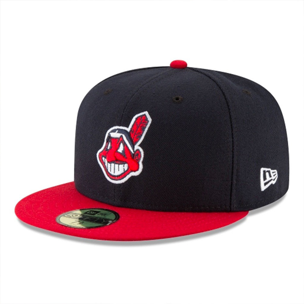 Chief Wahoo Hat Snapback New Era Cleveland Indians Baseball Hat MLB Gifts For Fans-1