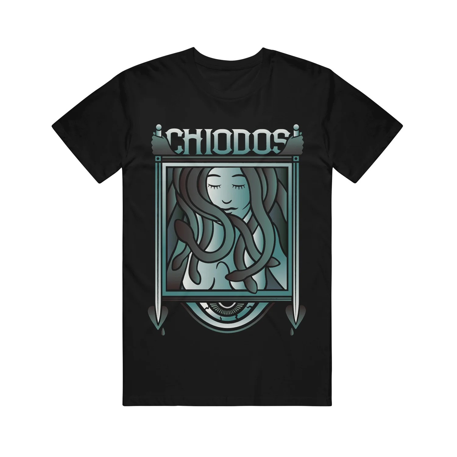 Chiodos Merch Medusa Black T-Shirt Gift Ideas For Girlfriend-1