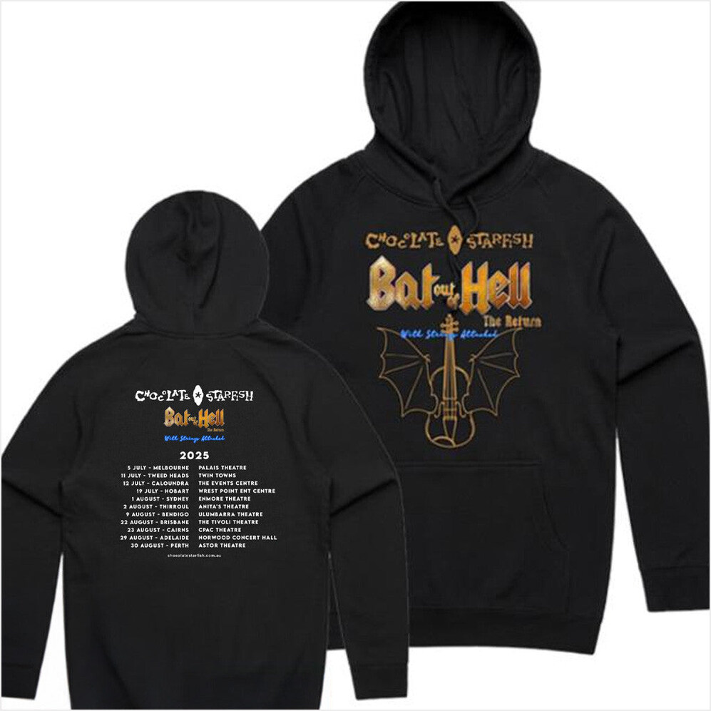 Chocolate Starfish Merch Bat Out Of Hell The Return 2025 Tour Hoodie Dad Gifts Gifts For BFF-1