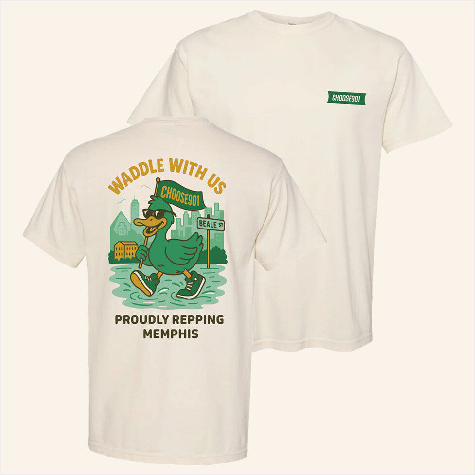 Choose901 Merch Waddle With Us T-Shirt Gifts For Friends Birthday Gifts For Him-1