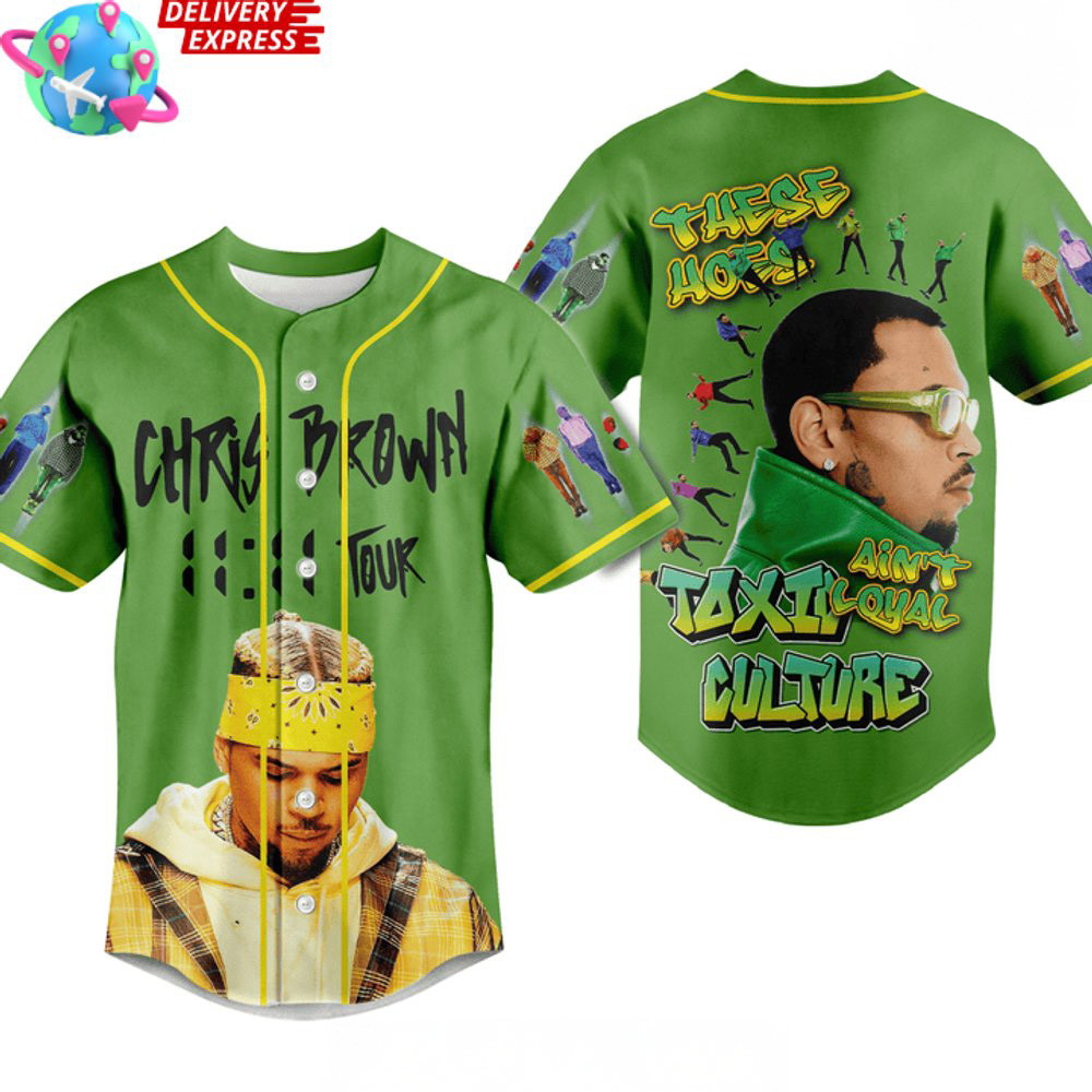 Chris Brown Merch Chris Brown 11:11 Tour Baseball Jersey Dad Gifts For Father's Day 2025-1 Chris Brown Merch Chris Brown 11:11 Tour Baseball Jersey Dad Gifts For Father's Day 2025-1