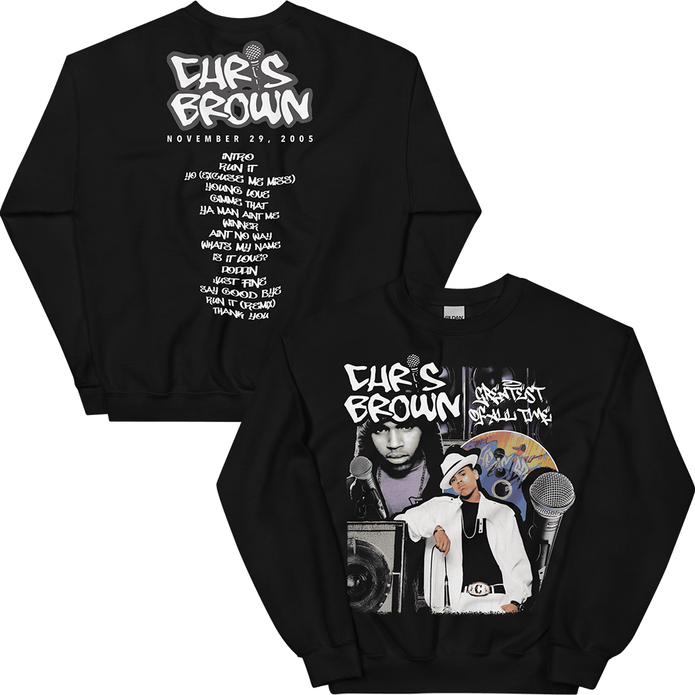 Chris Brown Merch Chris Brown 19 Year Anniversary Sweatshirt Perfect Father's Day Gifts-1