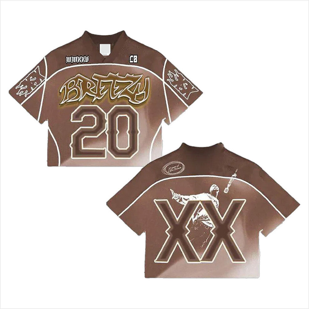 Chris Brown Merch Tour 2025 Breezy Bowl 20 Jersey Gift Ideas For Fans Gifts For Best Friend-1