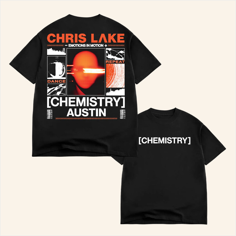 Chris Lake Merch Chemistry Austin Head T-Shirt Austin Chemistry Album Tour 2025 Apparel-1