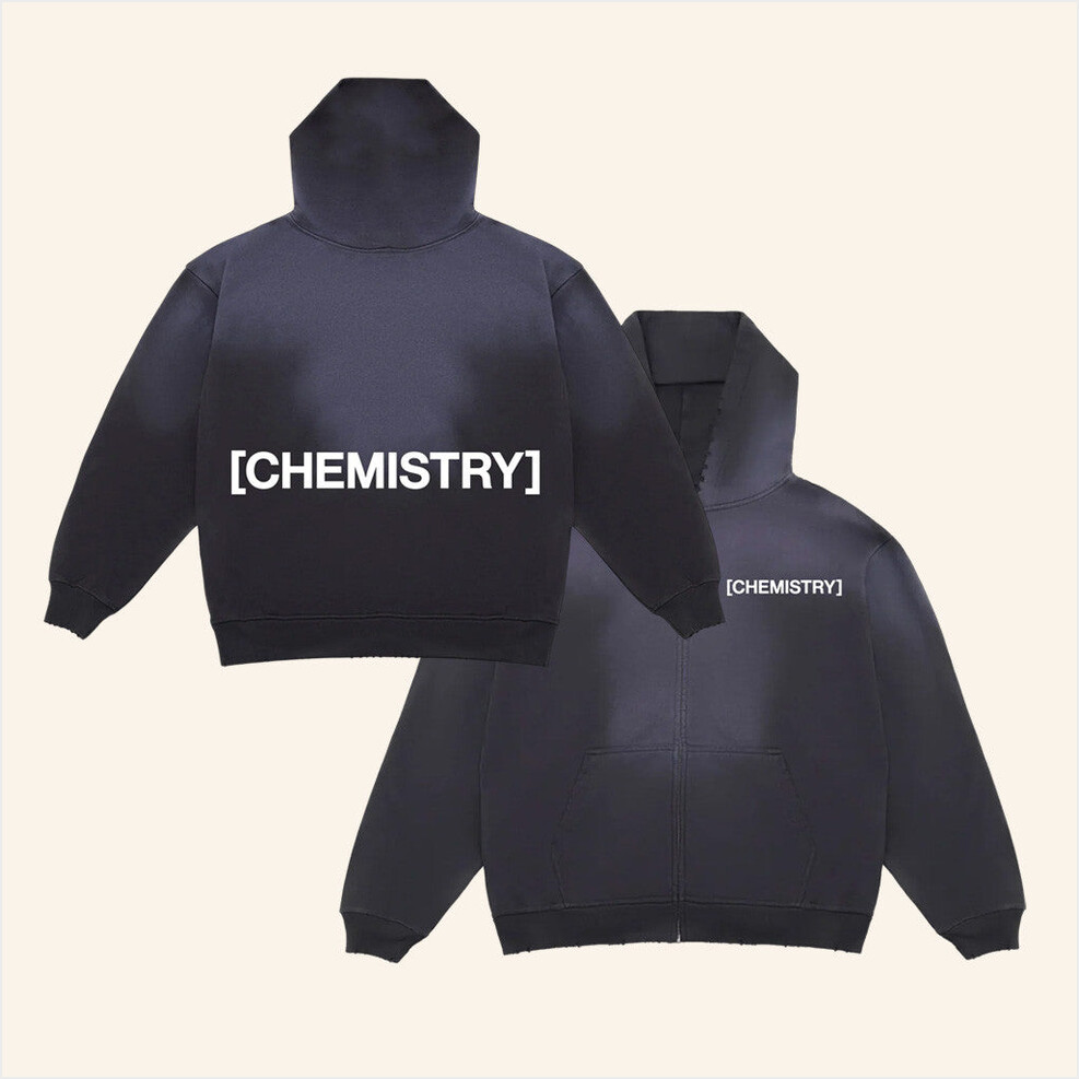 Chris Lake Merch Chemistry Black Zip Hoodie Chemistry Album Tour 2025 Apparel Friends Gifts-1