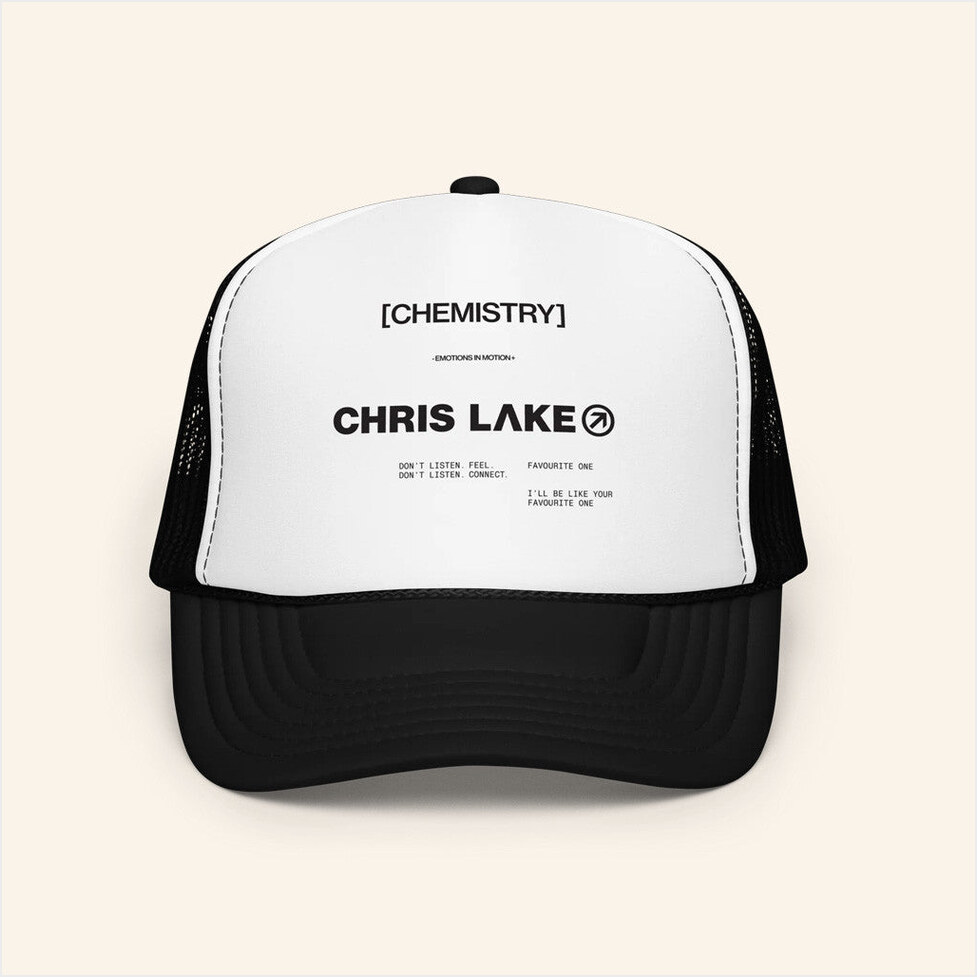 Chris Lake Merch Chemistry Favourite One Trucker Hat Chemistry Album Tour 2025 Cap Fan Merch-1