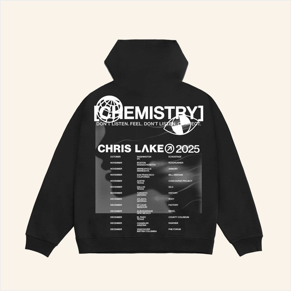 Chris Lake Merch Chemistry Tour Hoodie Chemistry Album Tour 2025 Apparel Fan Merch Besties Gift-1