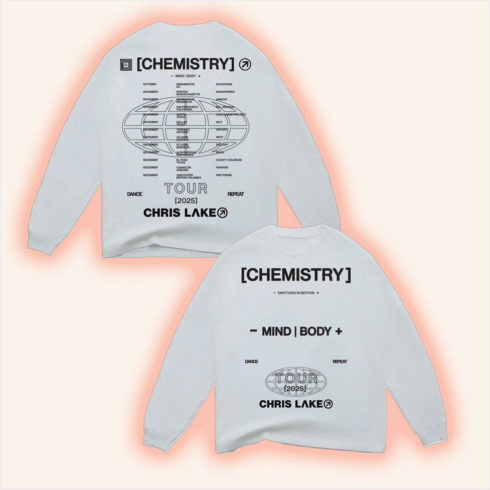Chris Lake Merch Chemistry Tour Long Sleeve Shirt Chemistry Album Tour 2025 Apparel Fan Merch Gift-1