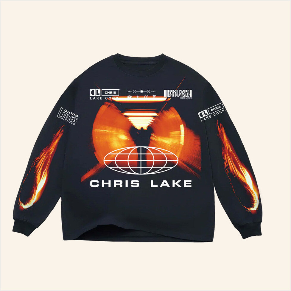 Chris Lake Merch Chemistry Tunnel Long Sleeve Shirt Chemistry Album Tour 2025 Apparel Fan Merch-1