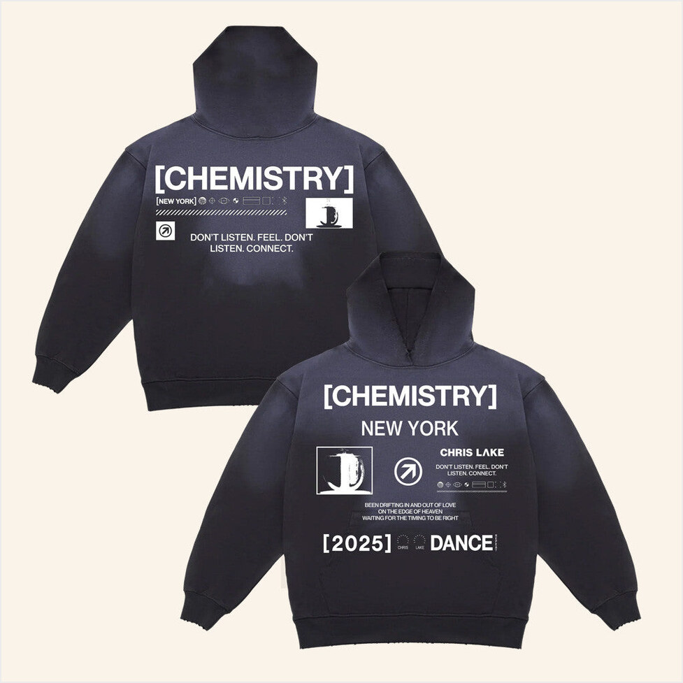 Chris Lake Merch New York Dance Hoodie New York Chemistry Album Tour 2025 Apparel Fans Gifts-1