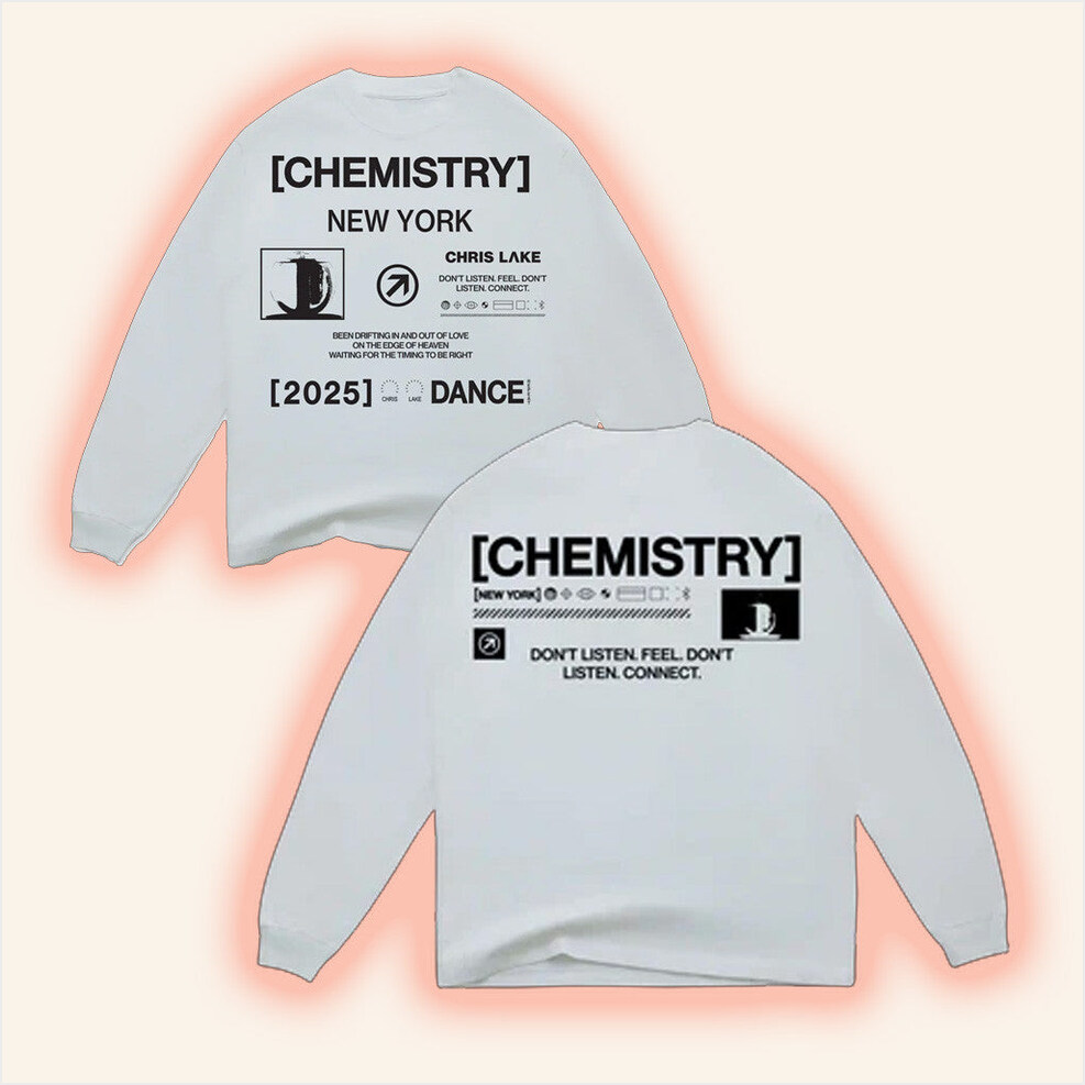 Chris Lake Merch New York Dance Long Sleeve Shirt New York Chemistry Album Tour 2025 Apparel-1
