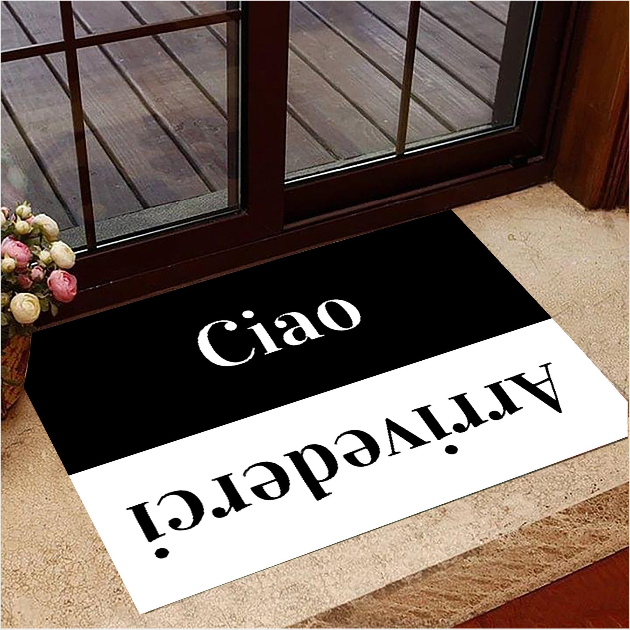 Ciao Doormat Arrivederci Ciao Welcome Mat For Home Italian Housewarming Gift Gifts For Besties-1