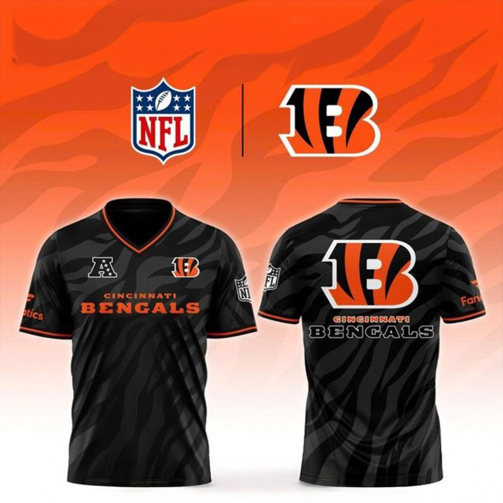 Cincinnati Bengals 2025 NFL Soccer Jersey Cincinnati Bengals Merch Gift For Football Lovers-1