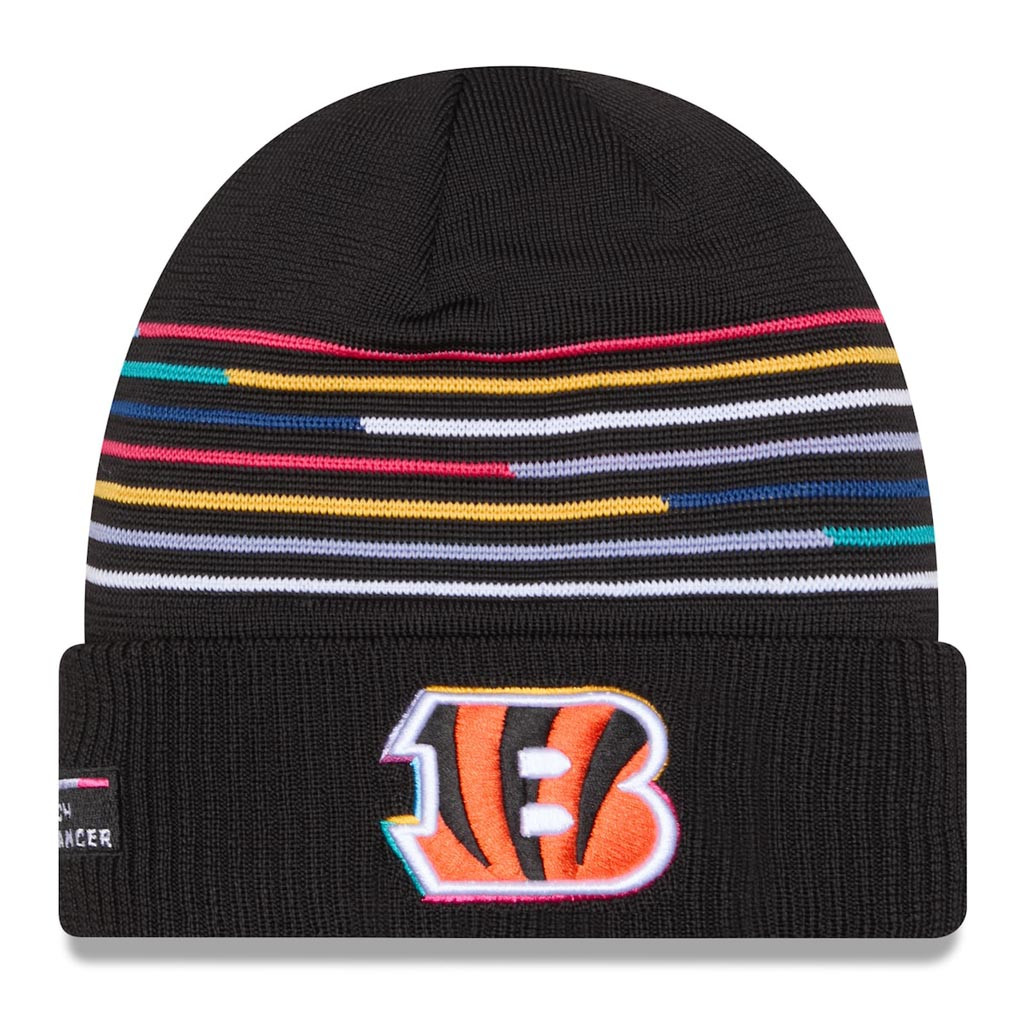 Cincinnati Bengals Crucial Catch NFL Beanie 2025 Rainbow Bengals Merch Best Football Gifts-1 Cincinnati Bengals Crucial Catch NFL Beanie 2025 Rainbow Bengals Merch Best Football Gifts-1