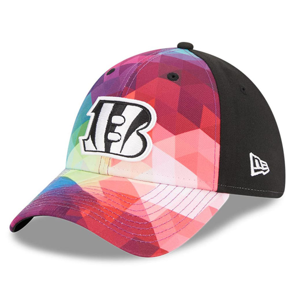 Cincinnati Bengals Crucial Catch NFL Embroidered Hat 2025 Rainbow Bengals Merch Fan Apparel-1