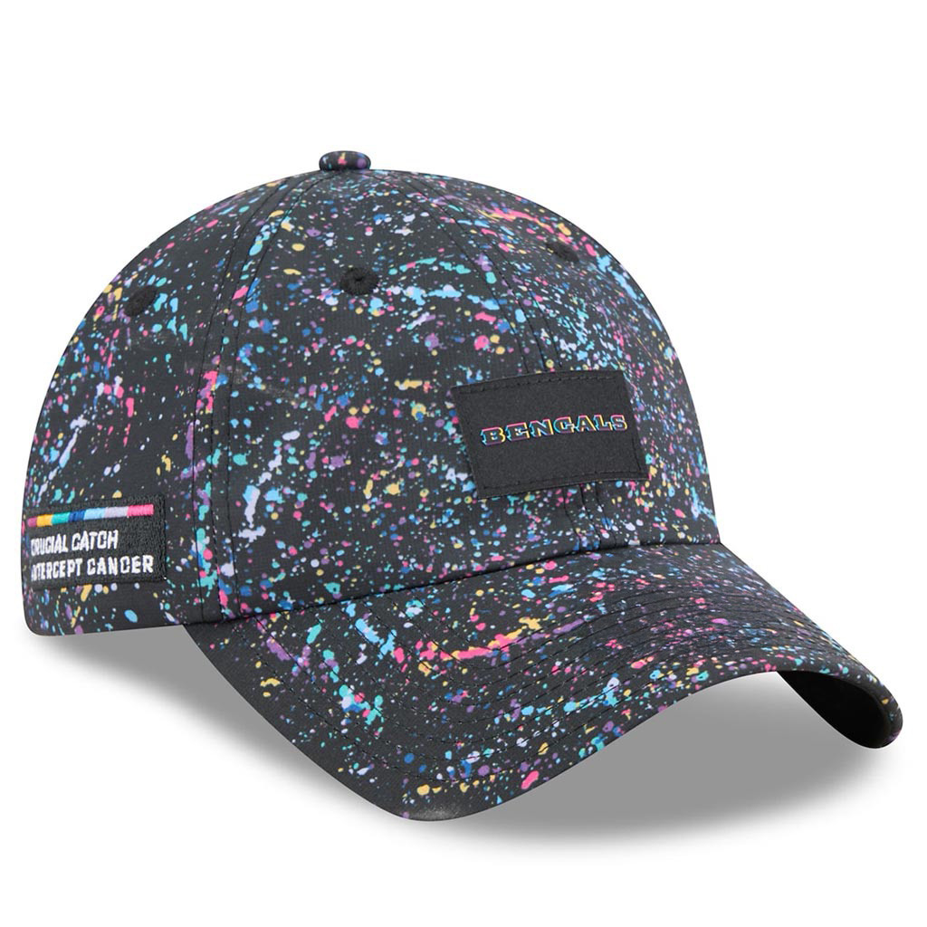 Cincinnati Bengals Crucial Catch NFL Embroidered Hat 2025 Rainbow Bengals Merch Gift For Her-1