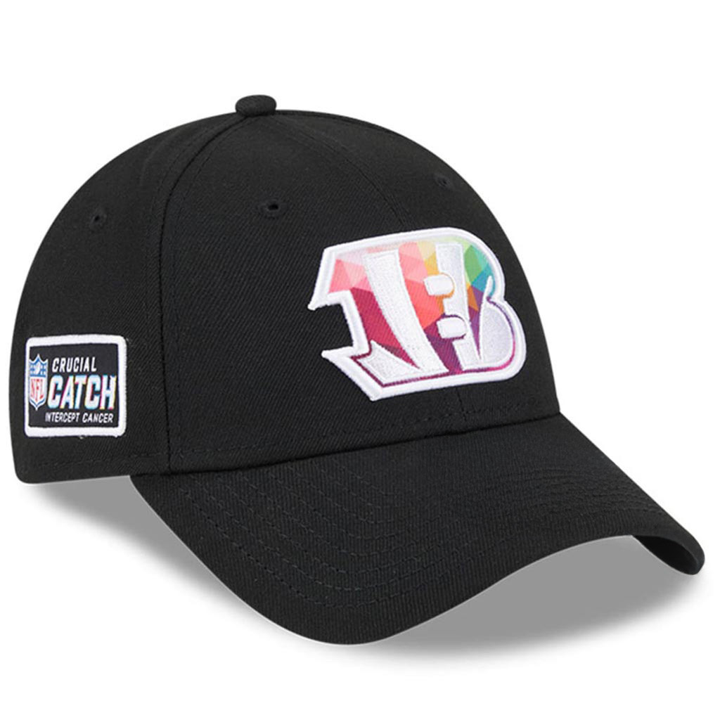 Cincinnati Bengals Crucial Catch NFL Embroidered Hat 2025 Rainbow Bengals Merch Gifts-1