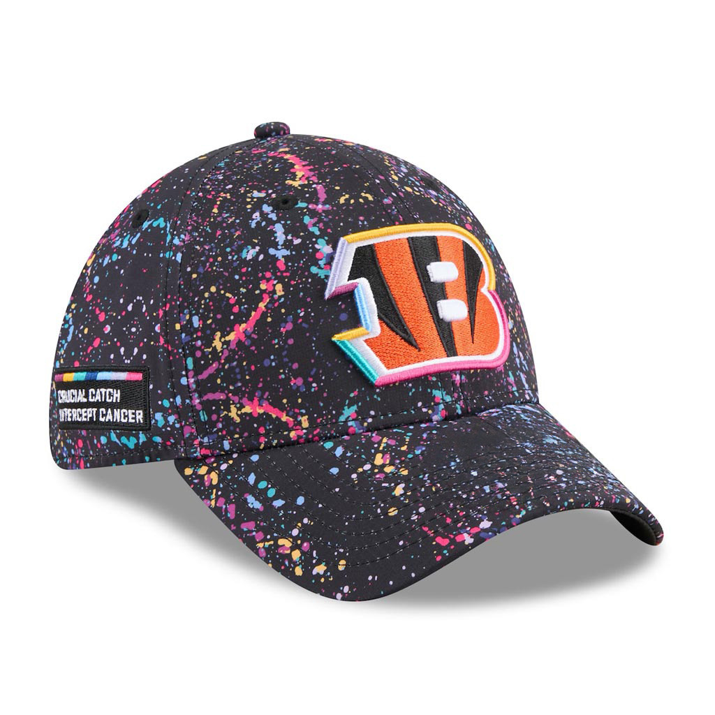 Cincinnati Bengals Crucial Catch NFL Embroidered Hat 2025 Rainbow Bengals Merch Him Gifts-1