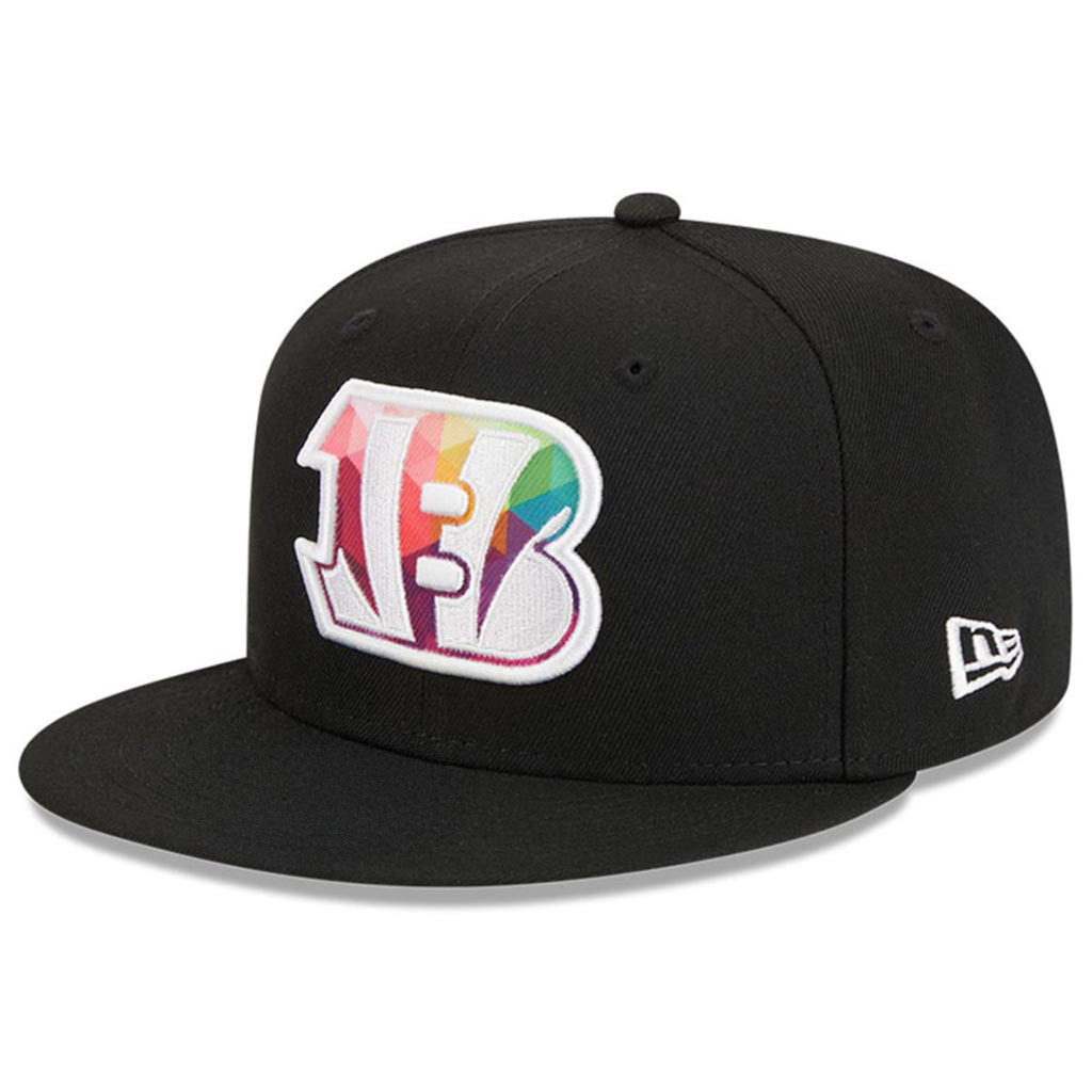 Cincinnati Bengals Crucial Catch NFL Embroidered Snapback Hat 2025 Rainbow Bengals Merch-1