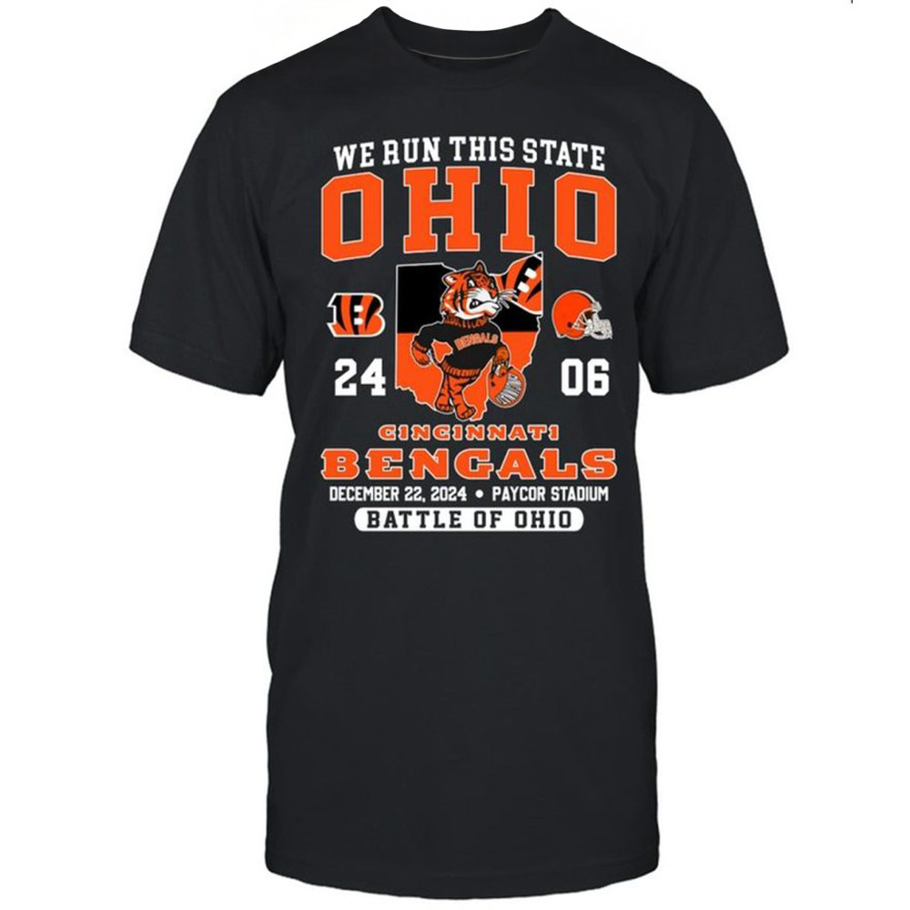 Cincinnati Bengals We Run This State Ohio Shirt Football Fan Gift Ideas-1