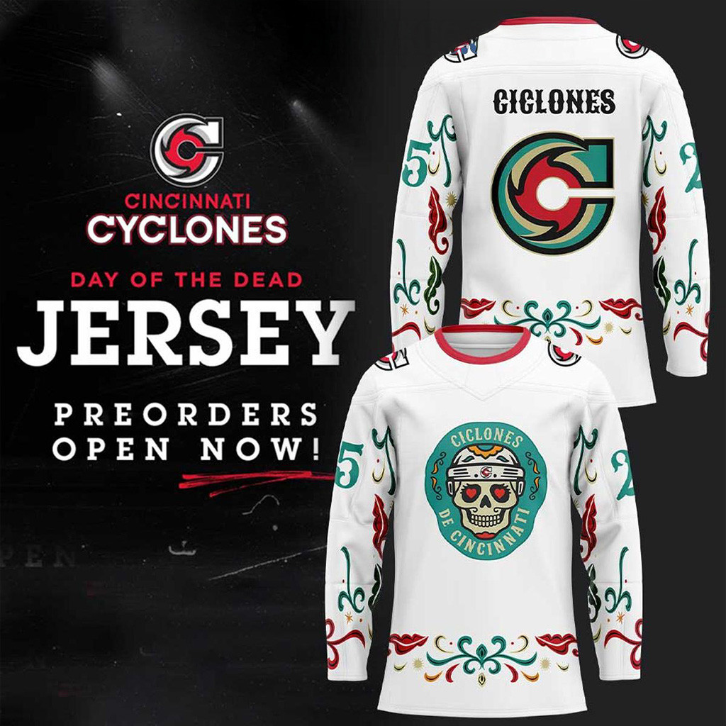 Cincinnati Cyclones Day Of The Dead Hockey Cincinnati Cyclones Merch Gifts For Fans-1 Cincinnati Cyclones Day Of The Dead Hockey Cincinnati Cyclones Merch Gifts For Fans-1