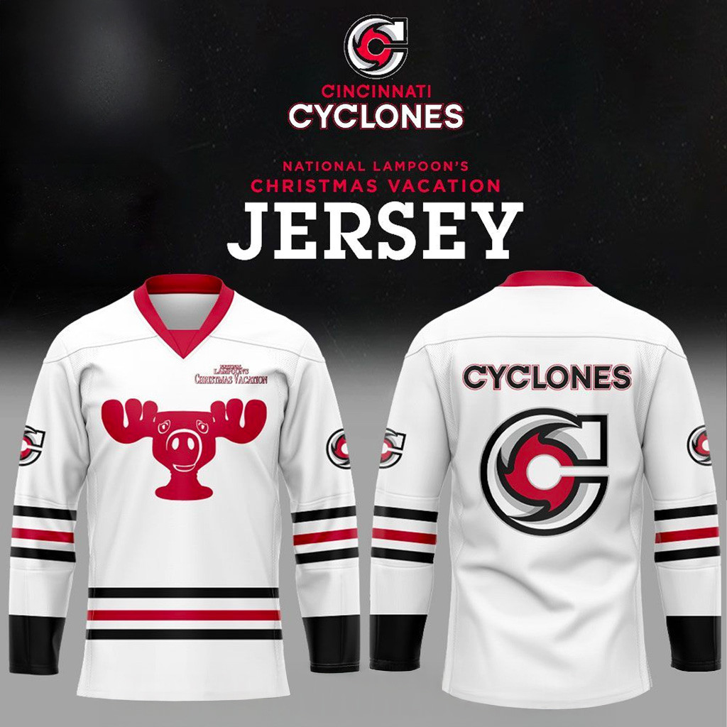 Cincinnati Cyclones National Lampoon's Christmas Vacation 2025 Jersey Fan Merch Gift For Him-1