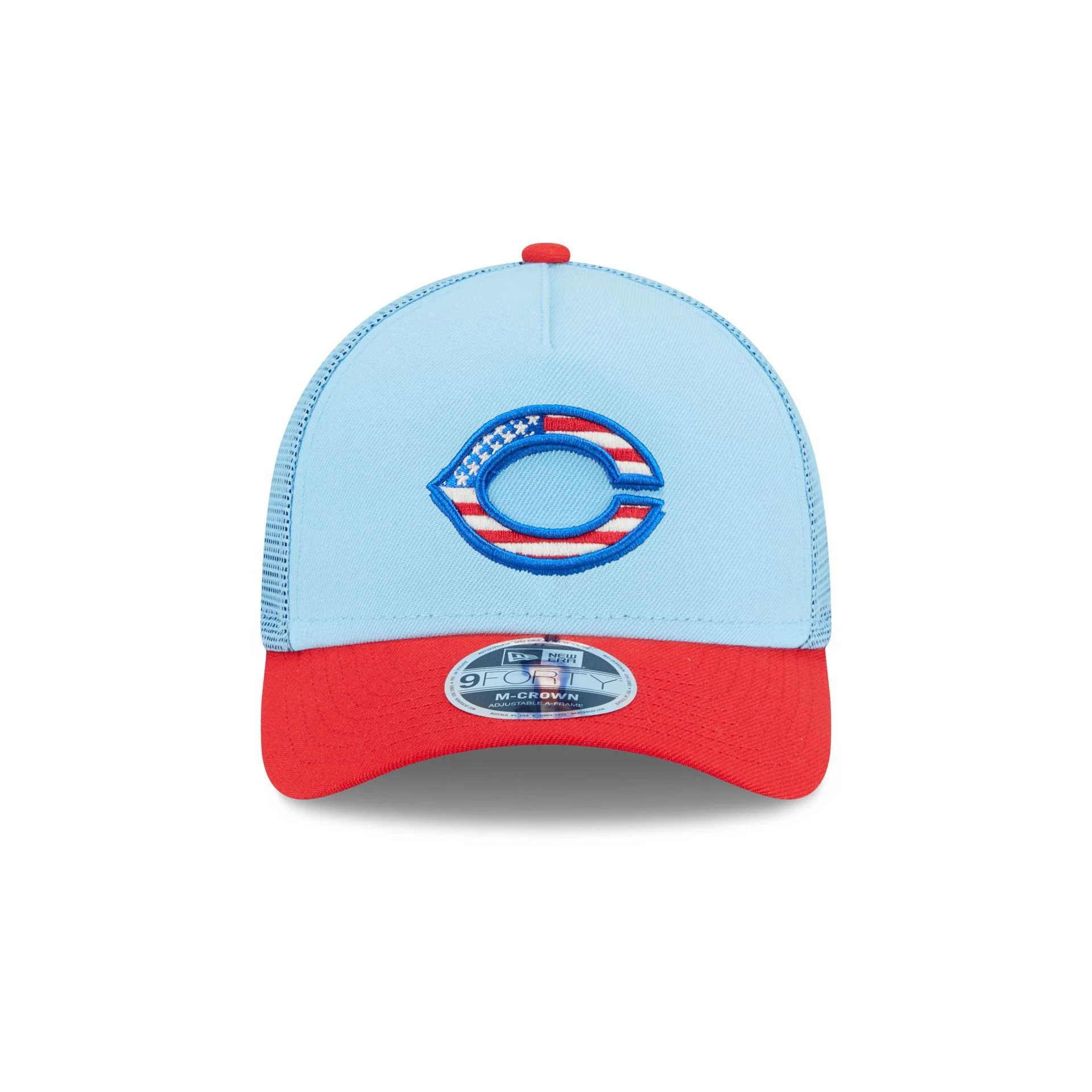 Cincinnati Reds 4th Of July Hat 2025 MLB Independence Day Merch Trucker Hat Best Gifts For Fans-1