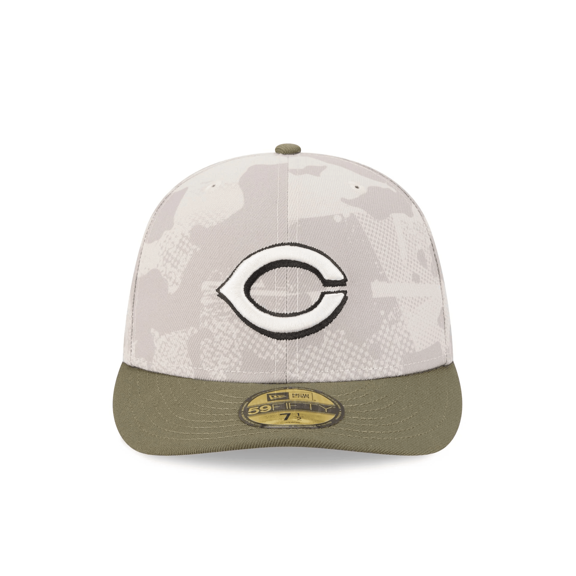 Cincinnati Reds Camo Hat MLB Armed Forces Day 2025 Hat Merch Last Minute Father's Day Gifts-1