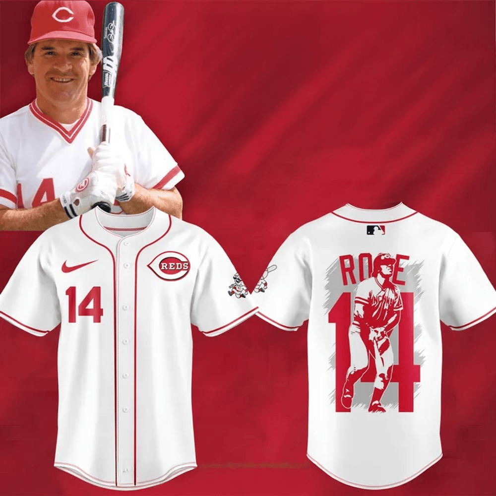 Cincinnati Reds Celebrate Pete Rose Night 2025 Baseball Jersey-1