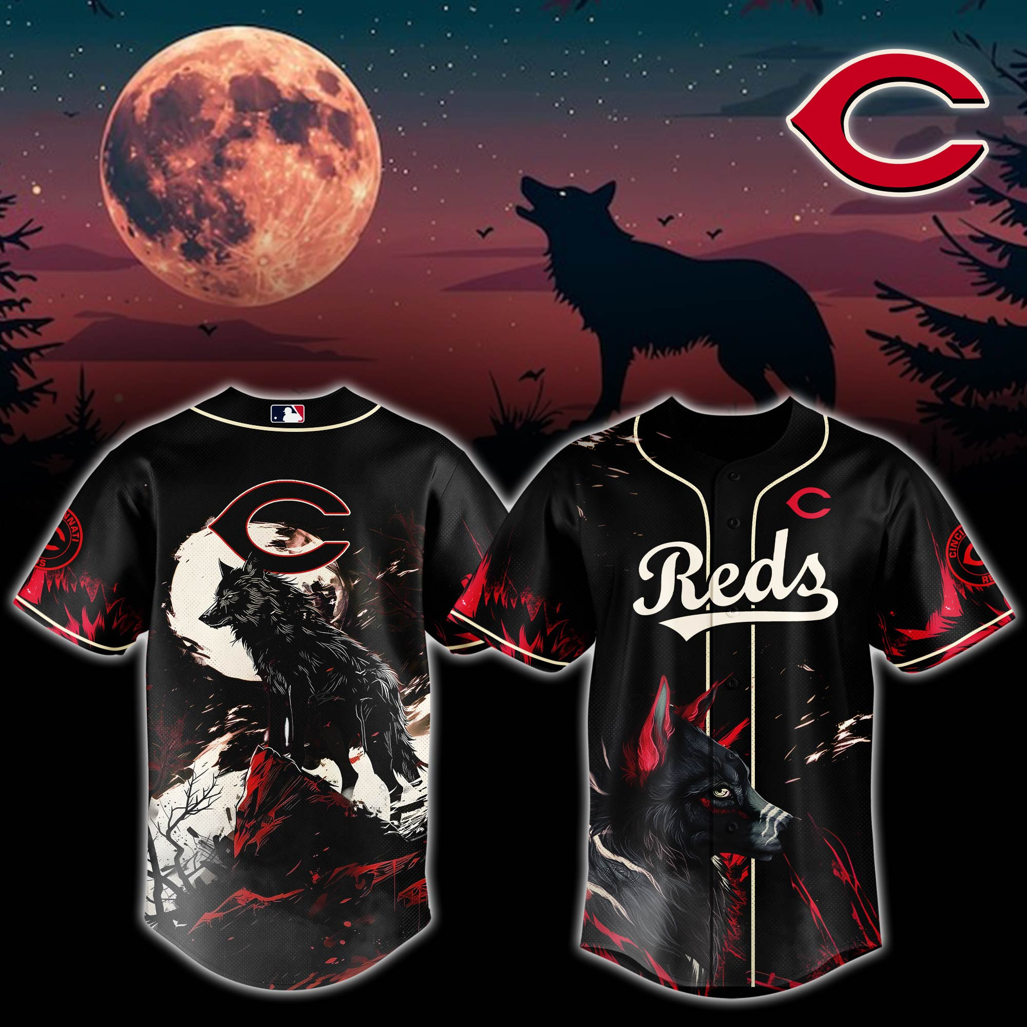 Cincinnati Reds Mlb X Worf Baseball Jersey For Fans-1