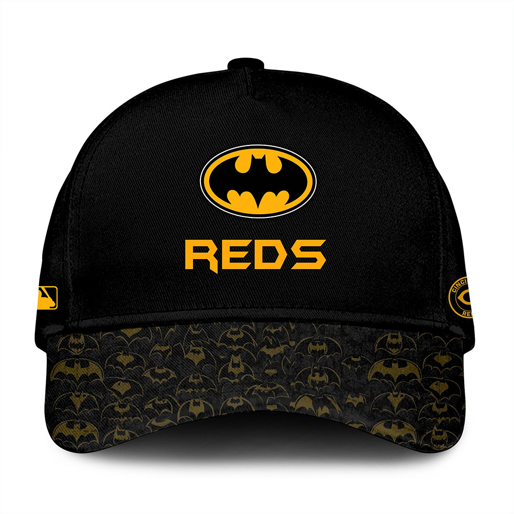 Cincinnati Reds x DC Batman Game Night Hat Presents For Baseball Fans-1