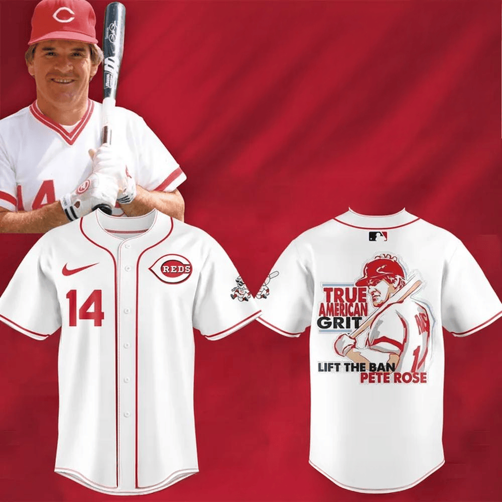 Cincinnati Reds x Pete Rose Night Collections 2025 Special Jersey Cincinnati Reds Merch-1