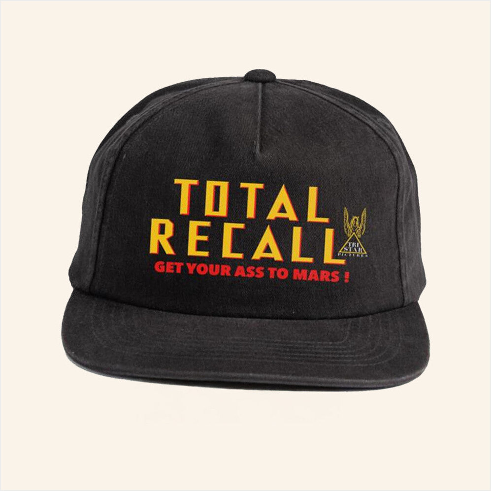 Cinema Slime Merch Total Recall Snapback Hat Birthday Gift Ideas For Husband Gifts For Besties-1