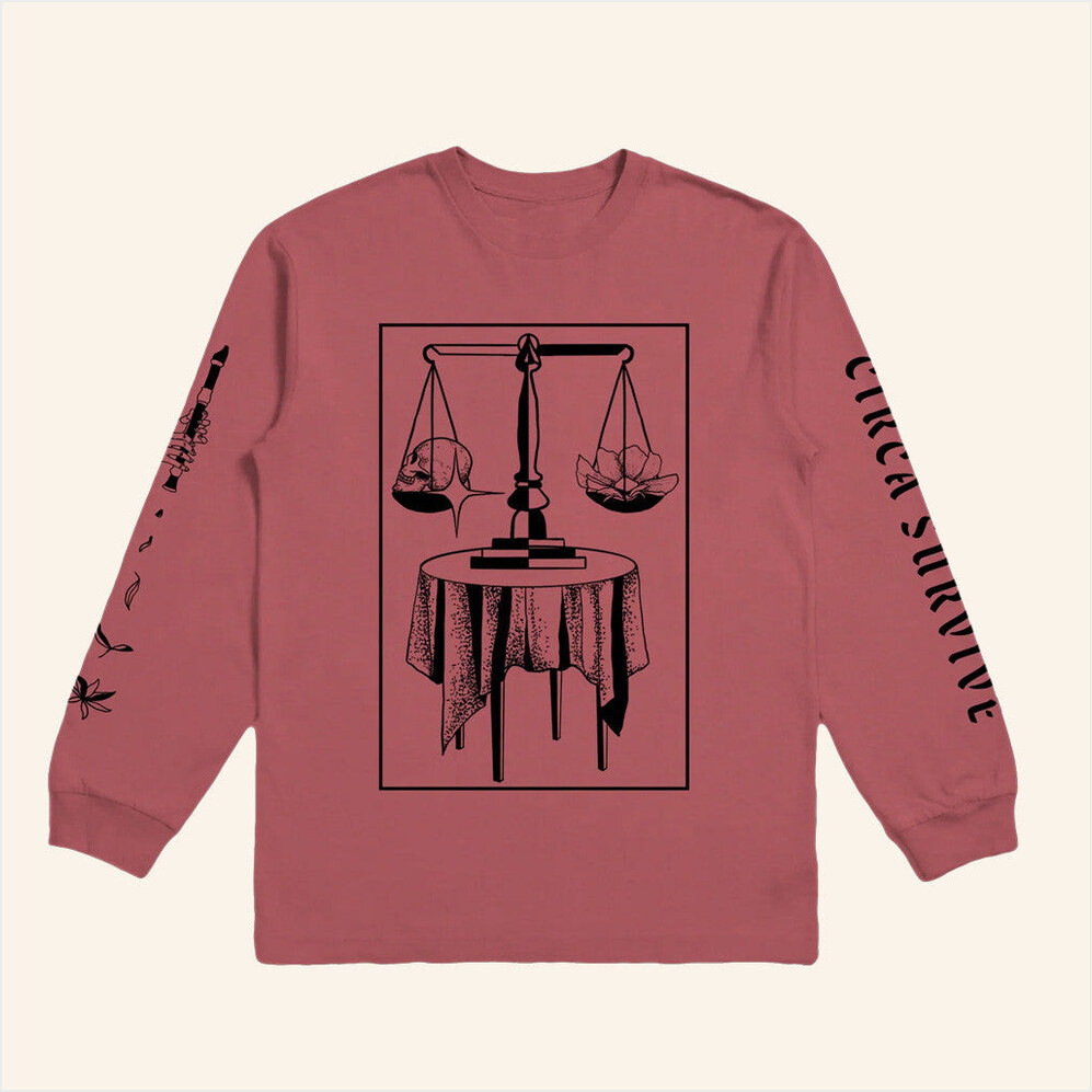 Circa Survive Merch Flute Long Sleeve Shirt Gifts For Besties Birthday Gifts For Sister-1