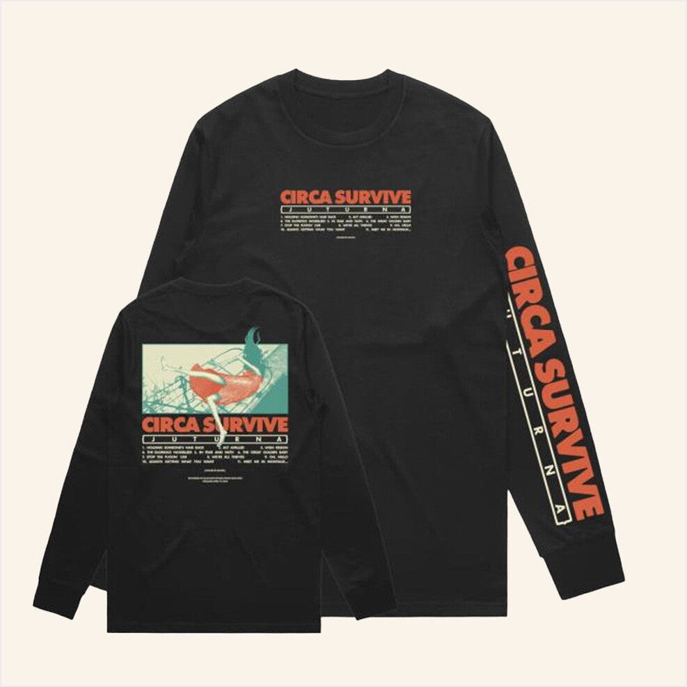 Circa Survive Merch Juturna Tracklist Long Sleeve Shirt Gifts For Dad Gifts For Best Friend-1
