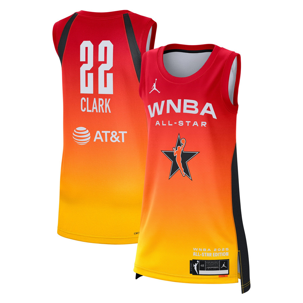 Clark Orange 2025 WNBA All-Star Game Explorer Edition Victory Player Jersey WNBA Merch-1