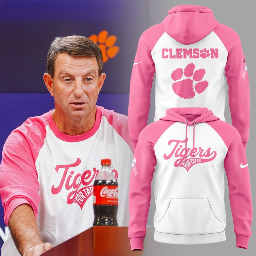 Clemson Tigers Revents Breast Cancer 2025 Hoodie Tigers Merch Christmas Gifts For Wife-1
