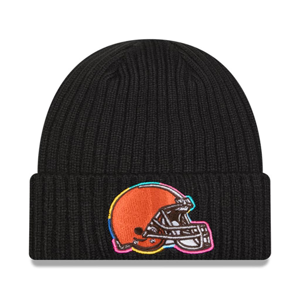 Cleveland Browns Crucial Catch NFL Beanie 2025 Rainbow Browns Merch Football Gifts For Men-1 Cleveland Browns Crucial Catch NFL Beanie 2025 Rainbow Browns Merch Football Gifts For Men-1