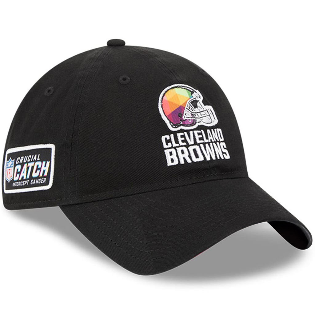 Cleveland Browns Crucial Catch NFL Embroidered Hat 2025 Rainbow Browns Merch Gift For Him-1
