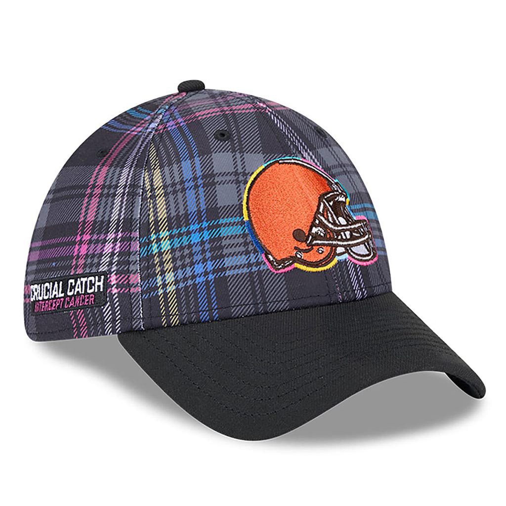 Cleveland Browns Crucial Catch NFL Embroidered Hat 2025 Rainbow Browns Merch Gift For Men-1
