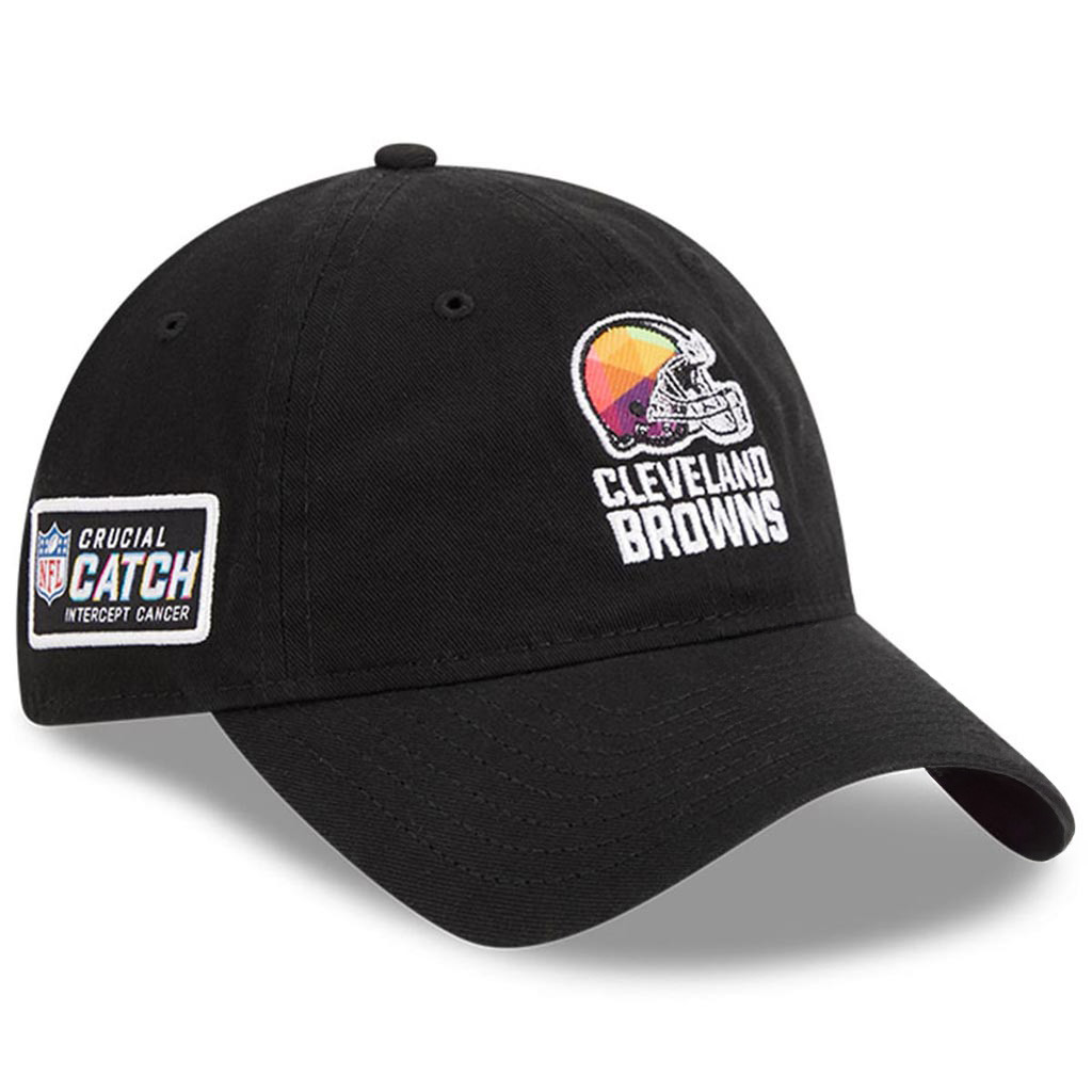 Cleveland Browns Crucial Catch NFL Embroidered Hat 2025 Rainbow Browns Merch Her Gift Ideas-1