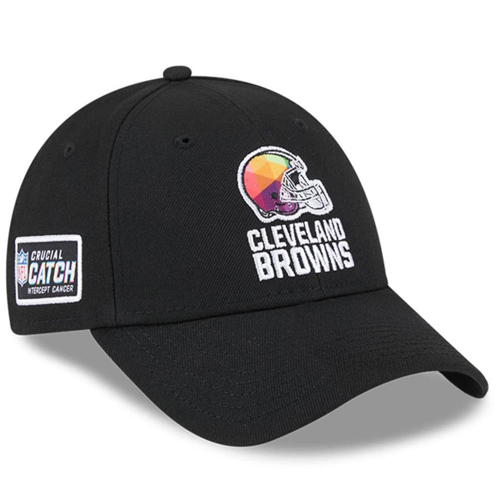 Cleveland Browns Crucial Catch NFL Embroidered Hat 2025 Rainbow Browns Merch Men Gift Ideas-1