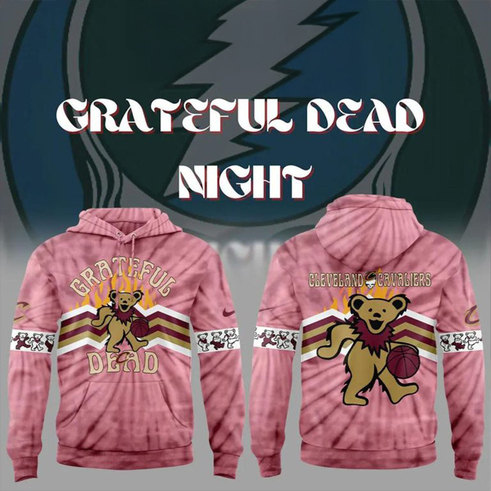 Cleveland Cavaliers Grateful Dead Night Celebration 2024 Hoodie First Fathers Day Gift-1